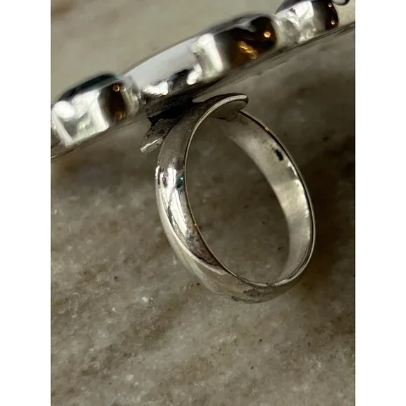 Special Edition Heart Ring 925 Sterling Silver with Multicolor Zirconia - Picture 8 of 14